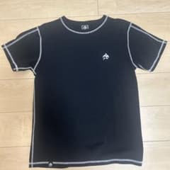 ANTIMID 半袖Tシャツ ブラック ホワイトステッチ Mサイズのサムネイル