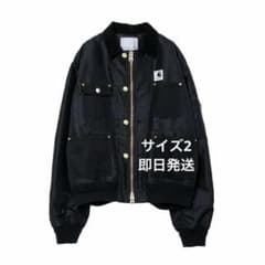 sacai x Carhartt WIP Nylon Twill 黒 サイズ 2 - メルカリ