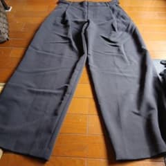 さ*だ様 WYM DOUBLE CLOTH DEEP TUCK SLACKS　mのサムネイル