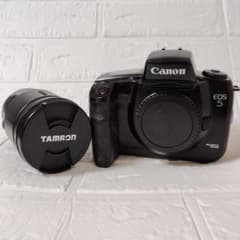 Canon EOS 5 QD TAMRON 렌즈 필름 카메라