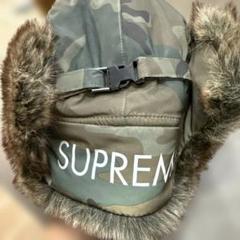 Supreme 迷彩柄 フライトキャップ SUPREME パイロットキャップ フライト迷彩ミニタリー - メルカリ