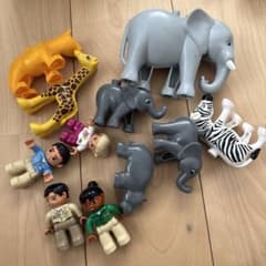 動物と人形のセット　レゴデュプロのサムネイル