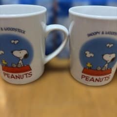 スヌーピー & ウッドストック マグカップ PEANUTS ペアのサムネイル