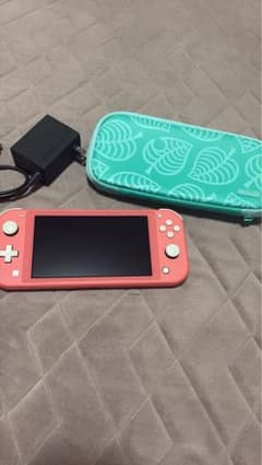 箱なし】Nintendo Switch Lite コーラル＋あつ森ケース付き - メルカリ