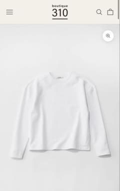 小顔スウェット 佐藤佳菜子 boutique310 SLOANE x boutique310 小顔スウェット ホワイト 佐藤佳菜子 - メルカリ