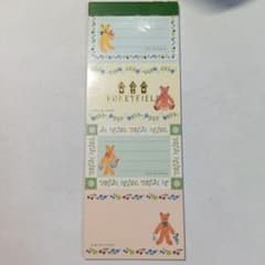 Sanrio HONEYFIELD メモ帳 クマ レトロのサムネイル
