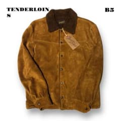 ★限定出品★ TENDERLOIN サドル スエード ジャケット レザー 茶 S ☆限定出品☆ TENDERLOIN サドル スエード ジャケット レザー 茶 S