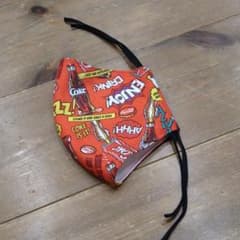 コーラ柄 ハンドメイド マスク 子供用のサムネイル