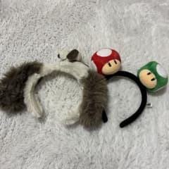 【2点セット】USJ ぬいぐるみ付きカチューシャのサムネイル