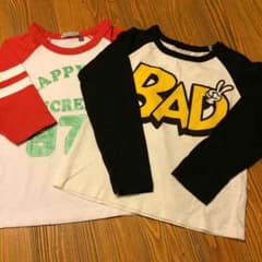 ☆ 春のセール！！新品可愛いロンT＆7分Tシャツセット ☆のサムネイル