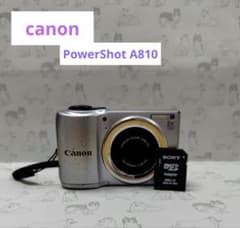 【JA0089】CANON PowerShot A810 デジカメ 本体 JA0122】canon PowerShot A810 デジカメ 本体 - メルカリ