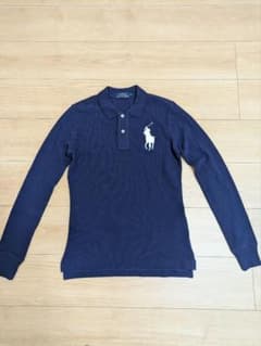 未使用　Polo Ralph Lauren 長袖ポロシャツ ネイビー Sのサムネイル