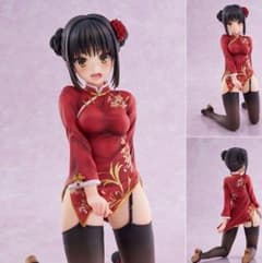 四季ナツメ チャイナ服Ver. 1/3.5 フィギュア 限定版特典缶バッチ付