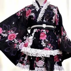 浴衣ドレス♡姫ギャル♡地雷♡量産♡セパレートタイプ♡帯セット M④浴衣ドレス 地雷系 量産型 姫ギャル ロリータ ♡帯付き♡ - メルカリ