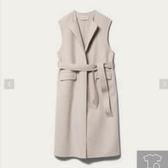 UNITED ARROWS リバーノーカラーベスト ウールジレ 38size - メルカリ