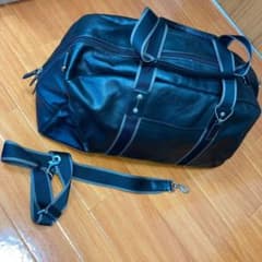 最終値下げ！！COACH ボストンバッグ 黒 レザー 大容量 旅行等にのサムネイル