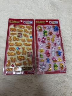 正規品　たべっ子どうぶつ チェリジェムステッカー　セットのサムネイル