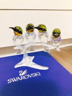 【レア商品】スワロフスキークリスタル ハチクイ【SWAROVSKI】 レア商品】スワロフスキークリスタル ハチクイ【SWAROVSKI】 - メルカリ