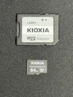 KIOXIA microSDカード 64GB アダプター付のサムネイル