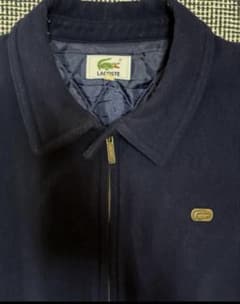 90s LACOSTE wool bomber jacket キルティングのサムネイル