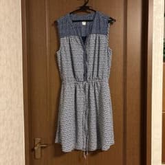 GAP ノースリーブ ワンピース 幾何学模様のサムネイル