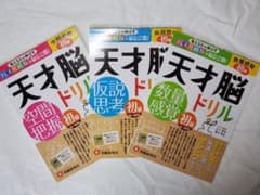 天才脳ドリル 数量感覚・仮説思考・空間把握 初級 3冊セット 知育のサムネイル
