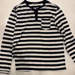 MALDITA MAN メンズ ボーダー ヘンリーネック カットソーのサムネイル