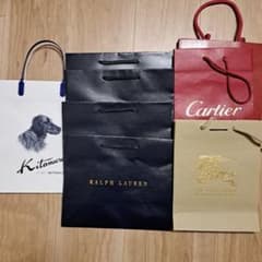 ブランド紙袋 まとめ売り 8枚セットのサムネイル