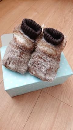 キッズ用ファー付き ルームシューズのサムネイル