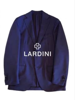 美品 LARDINI ネイビースーツ 46 モヘア混 ラルディーニ ベルベストのサムネイル