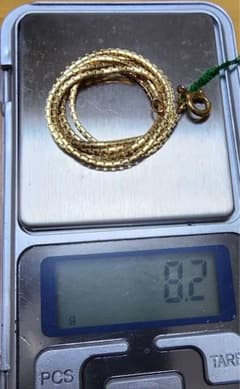 18金ゴールドベネチアンチェーンネックレス 8.2gのサムネイル