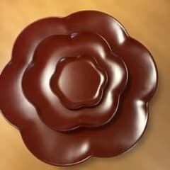 栗原はるみ 漆器花皿3枚 - メルカリ