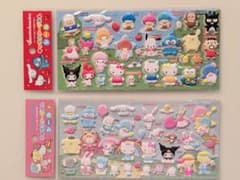 正規品未開封♪サンリオキャラクターズ キャラクターずかん シールセット2種のサムネイル