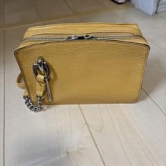 トフ＆ロードストーンイエロー ショルダーバッグ レザー