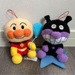 【アンパンマン】ぬいぐるみ2種セット アンパンマン＆バイキンマン