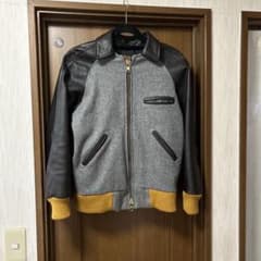 SKOOKUM 스타쟌 파라오 재킷 칼라 첨부 그레이/농차 우송료 포함