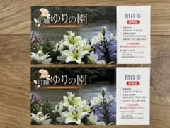 可睡ゆりの園　招待券　2枚のサムネイル