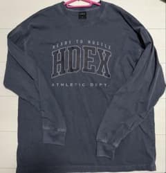 HDEX ロングスリーブ Tシャツ ブルー