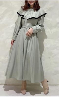 【新品未使用タグ付き】31 Sons de mode ケープカラーワンピース