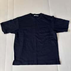 メンズ ポケット付き Tシャツ ネイビー Mのサムネイル