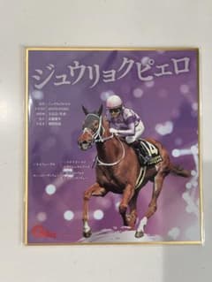 今村聖奈騎手 ジュウリョクピエロ 色紙のサムネイル