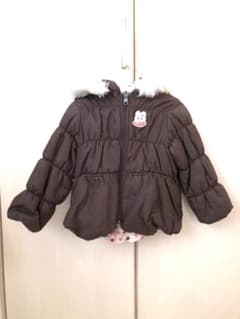 ミキハウス　100  中綿　ジャンパーのサムネイル
