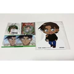 名探偵コナン 服部平次 缶バッジ アクリルキーホルダー 5点セット