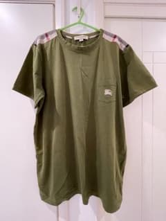 BURBERRY オリーブグリーン Tシャツ XLのサムネイル