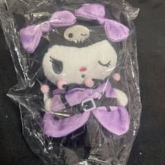 サンリオ Happyくじ PUNKS B賞 ぬいぐるみチャーム クロミ - 2