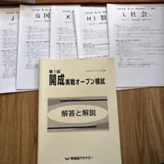第1回 開成実戦オープン模試 早稲アカ2024年 - メルカリ