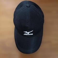 MIZUNO メッシュキャップ ブラックのサムネイル