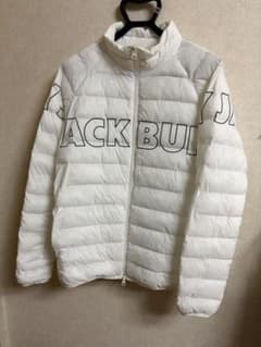 美品Jack Bunny!! ロゴジャケット 白 サイズ5 軽量 中綿 ブルゾン