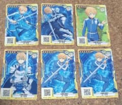 ソードアート・オンライン ユージオ カード 6枚セットのサムネイル