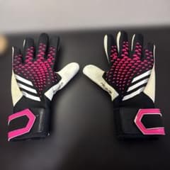 adidas Predator キーパーグローブ ブラック ピンク(10号)のサムネイル